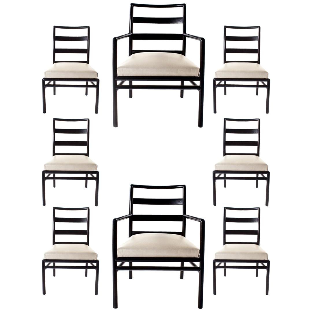 Set of 8 Midcentury Dining Chairs by TH Robsjohn Gibbings