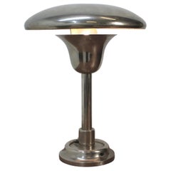 Chrome Bauhaus Table Lamp, 1930s