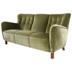 Fritz Hansen Model 1669 Three-Seat Sofa