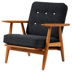 Hans J. Wegner GE-240 Oak 'Cigar' Chair, 1955