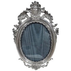 Pretty Rococo Sterling Silver Picture Frame by Buccellati