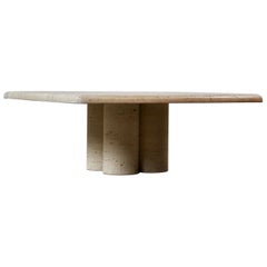  Table in Travertine by Mario Bellini for Cassina