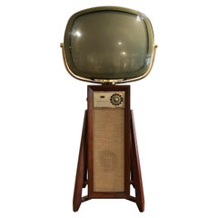 Vintage 1960 Philco Predicta Continental 4730 Swivel Screen Television TV with Console