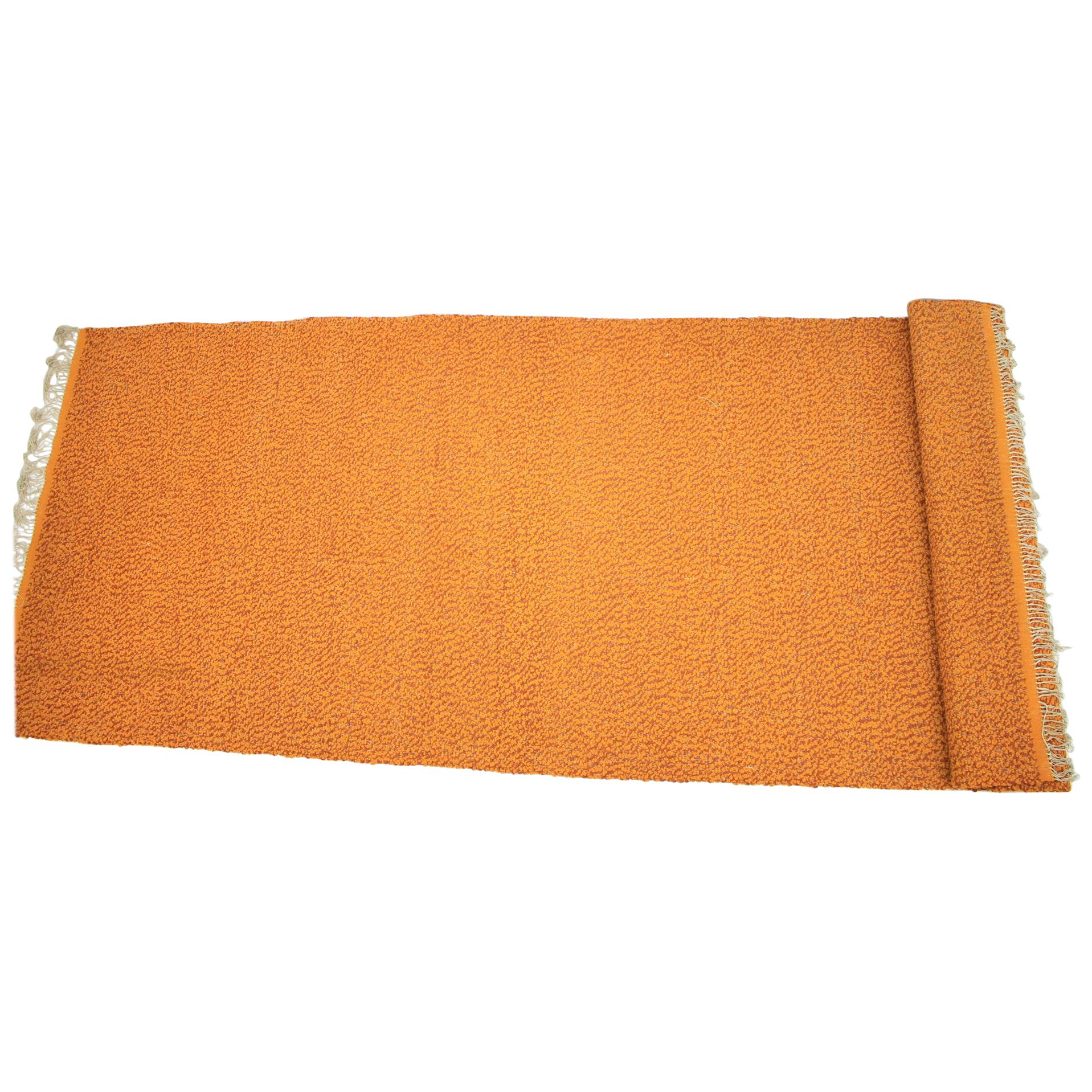 Gran alfombra tejida a mano de Valašské Meziříčí, años 60 en venta