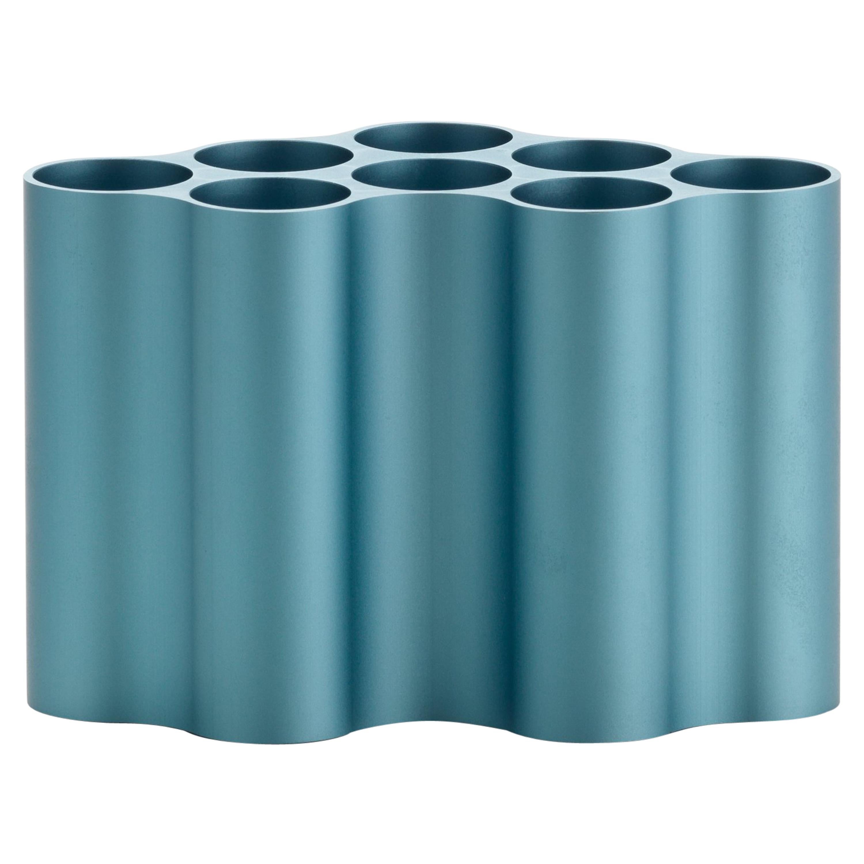 Vitra Kleine Nuage Métallique Vase in Pastellblau von Ronan & Erwan Bouroullec im Angebot