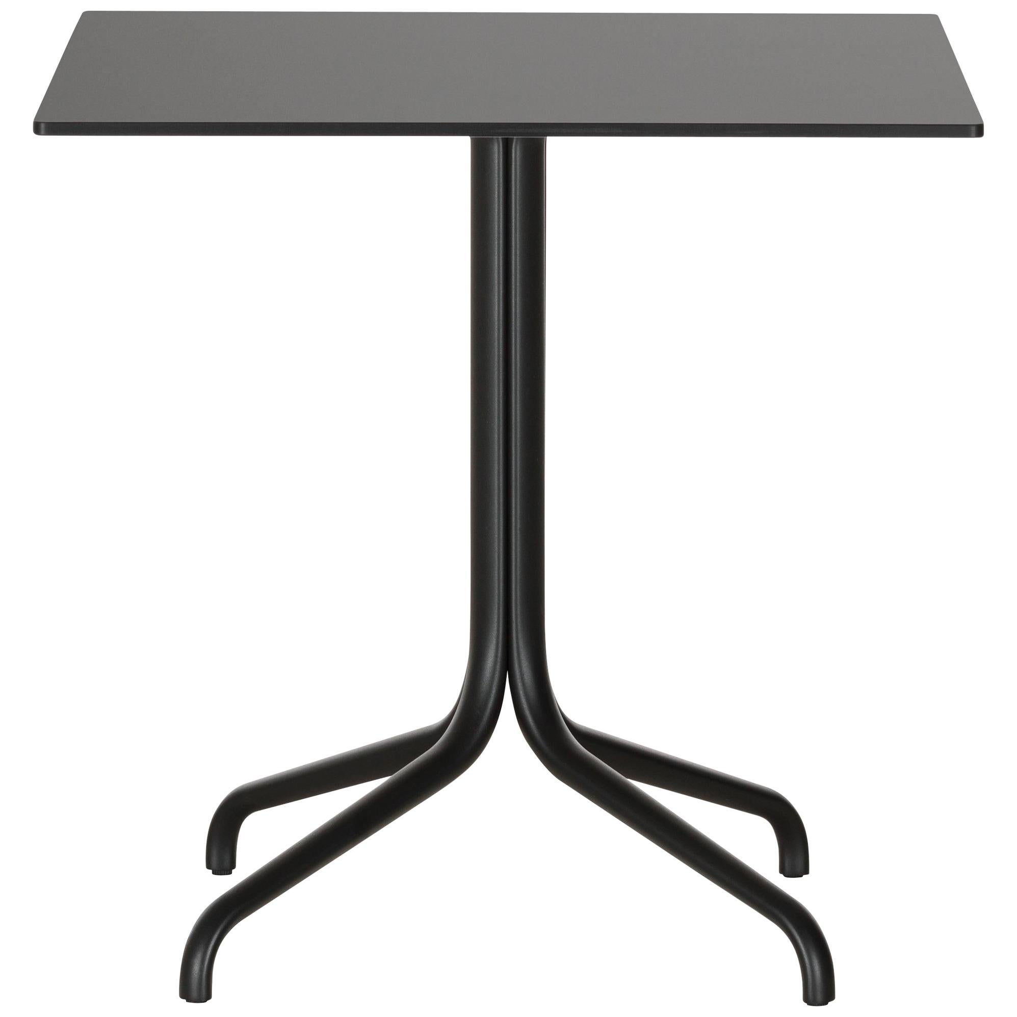 Vitra Belleville Square Table Outdoor in Black by Ronan & Erwan Bouroullec For Sale