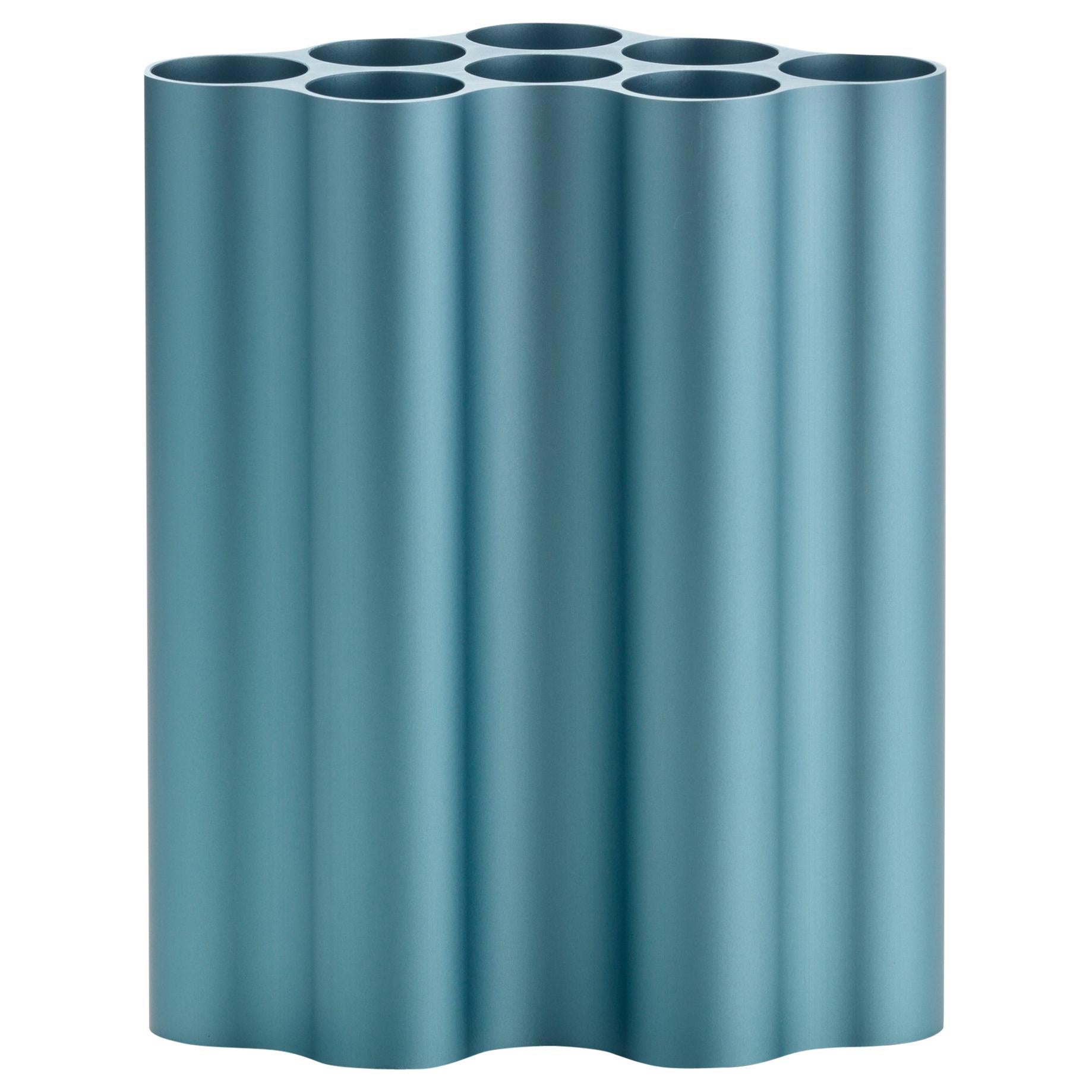 Vitra Medium Nuage Métallique Vase in Pastel Blue by Ronan & Erwan Bouroullec For Sale