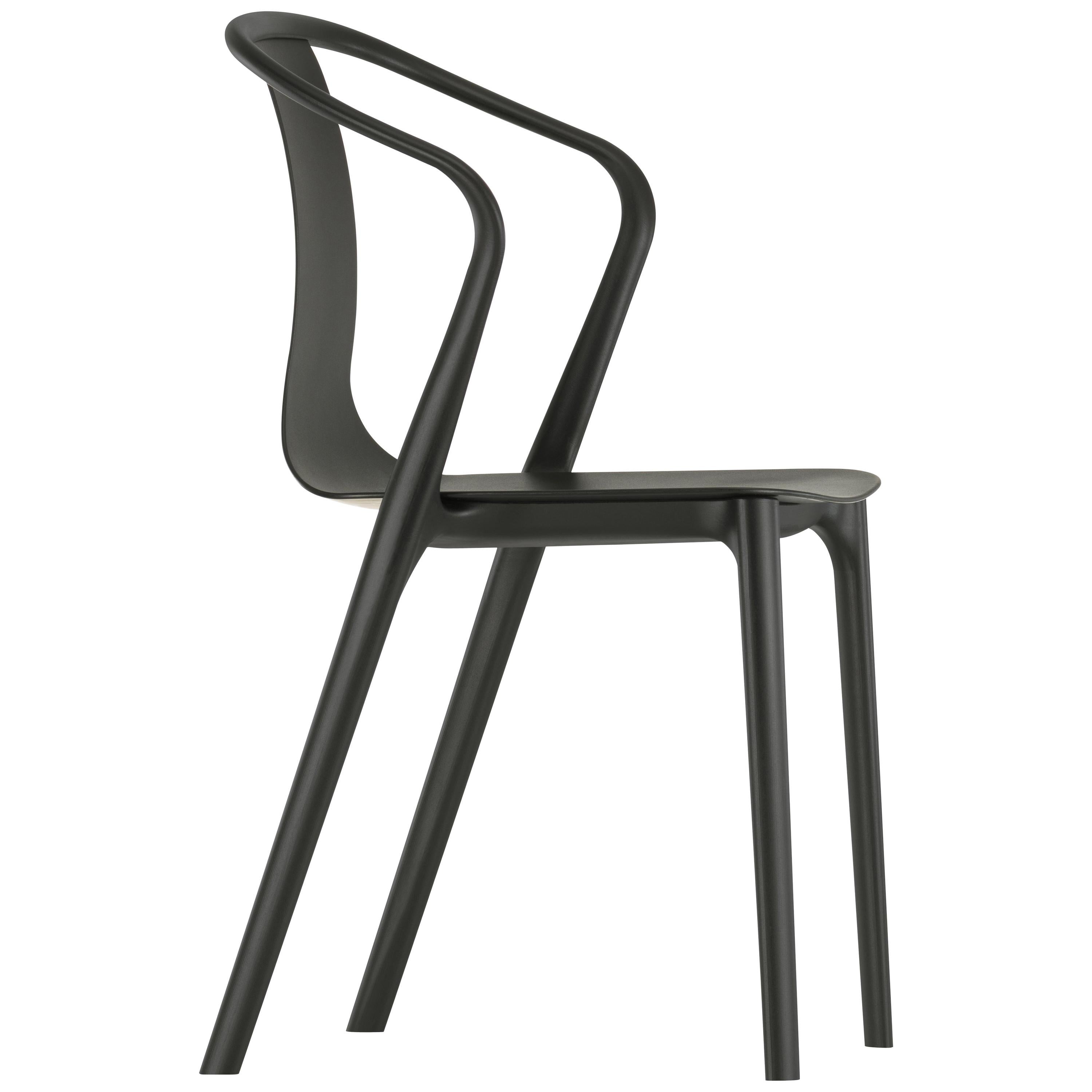 Vitra Outdoor Belleville Armchair in Black Plastic by Ronan & Erwan Bouroullec For Sale