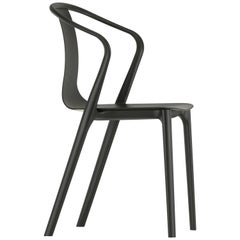 Vitra Outdoor Belleville Armchair in Black Plastic by Ronan & Erwan Bouroullec