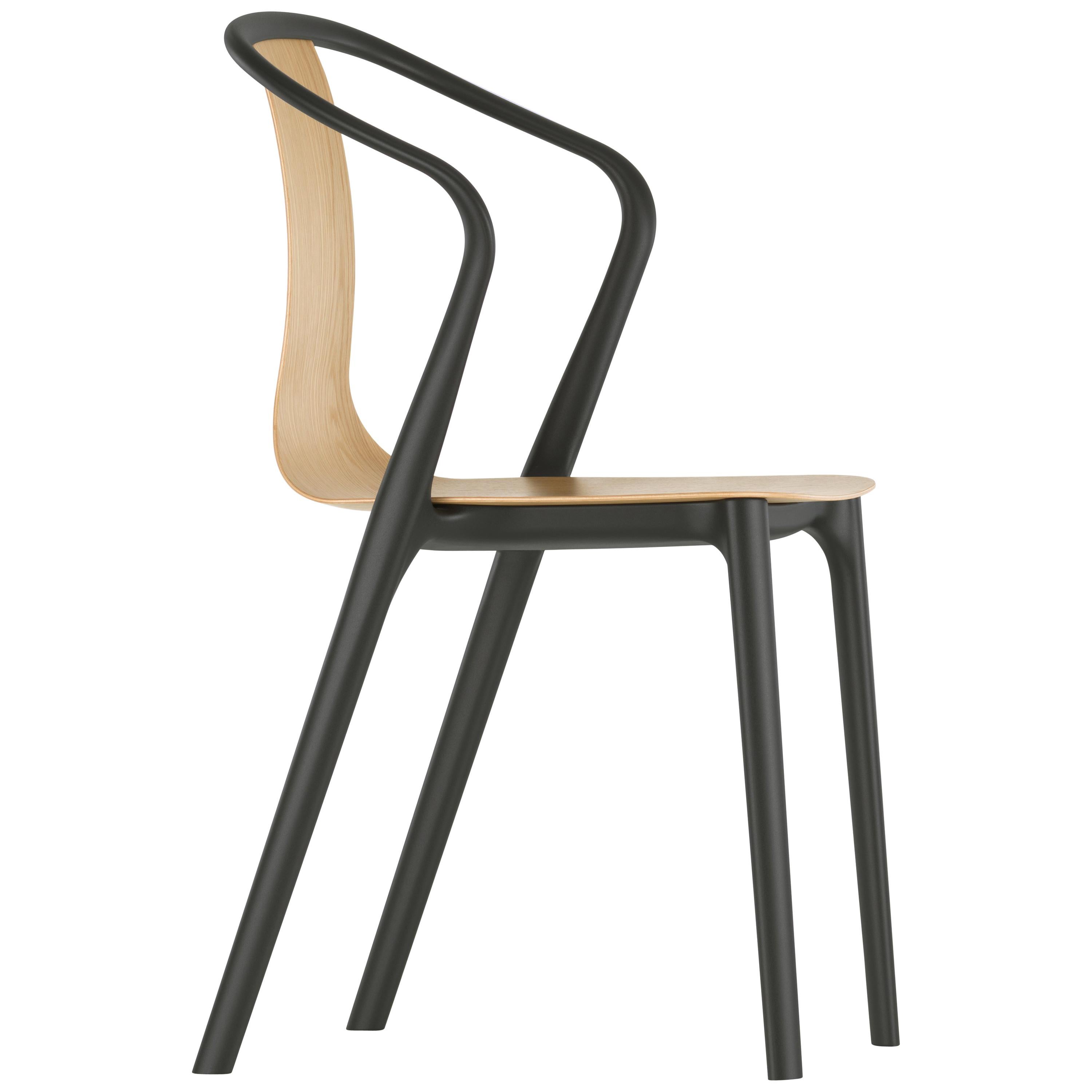 Vitra Belleville Armchair in Natural Oak by Ronan & Erwan Bouroullec For Sale