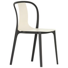 Vitra Outdoor Belleville Chair in Cream Plastic by Ronan & Erwan Bouroullec