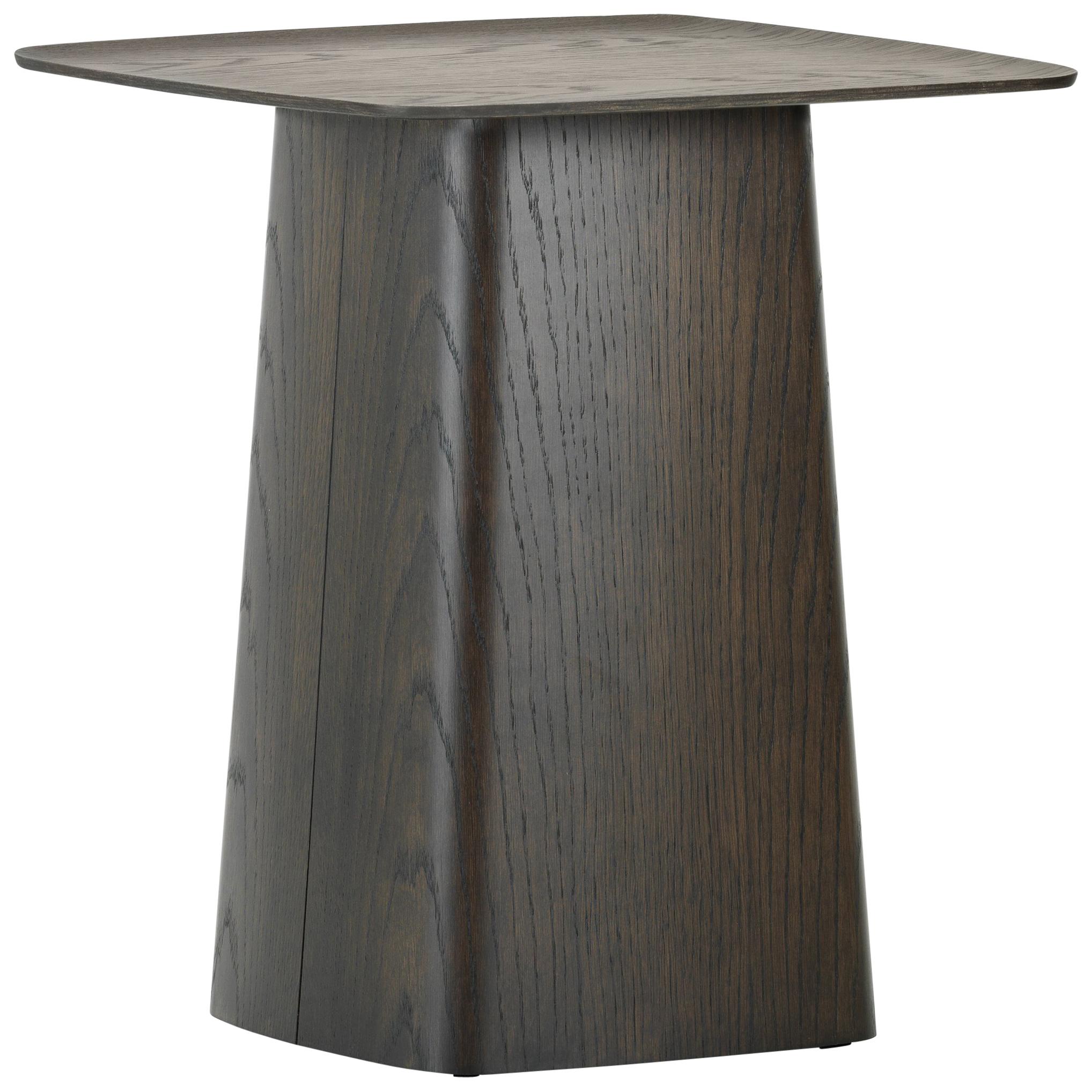Vitra Medium Wooden Side Table in Dark Oak by Ronan & Erwan Bouroullec For Sale