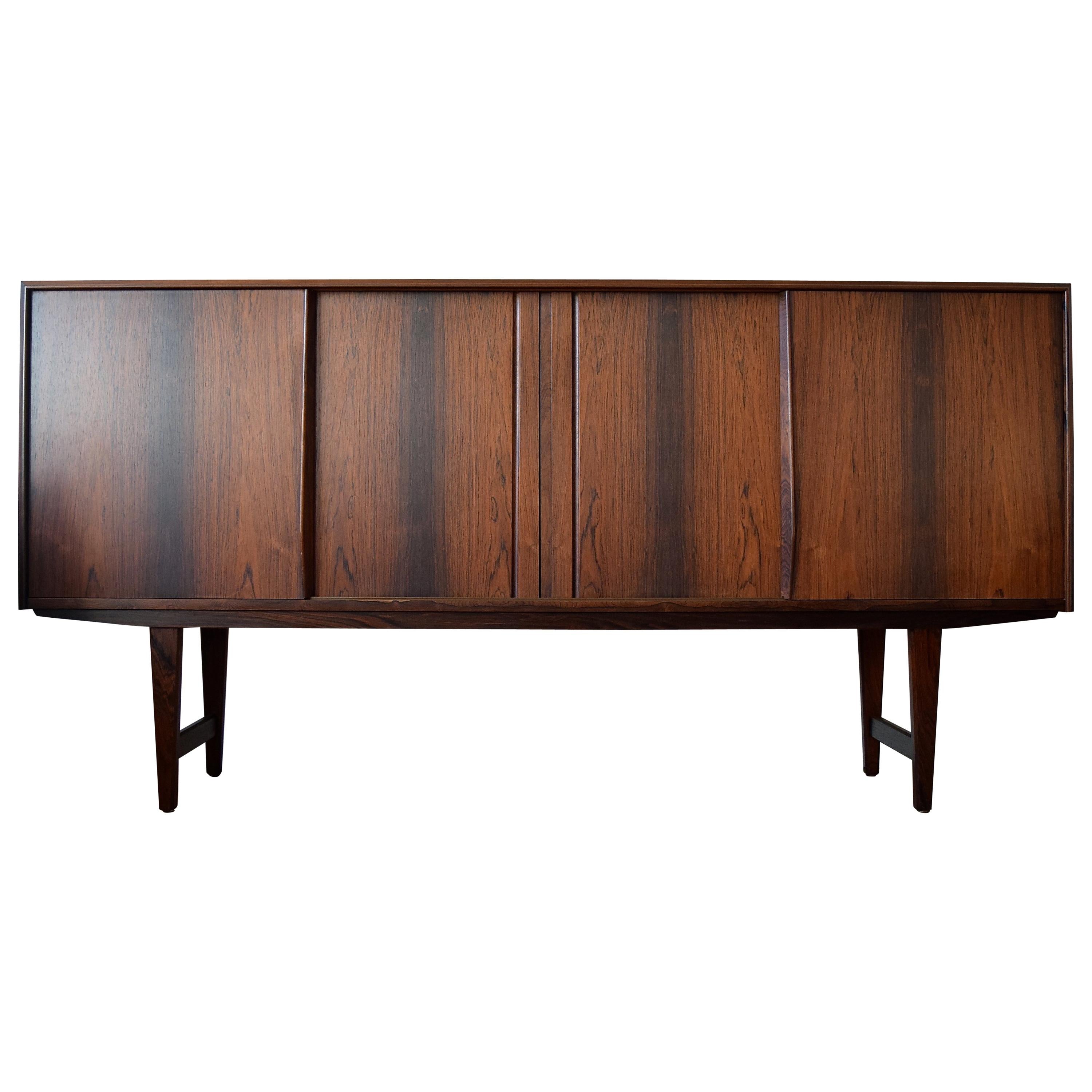 Danish Brazilian Rosewood Sideboard by E.W. Bach for Sejling Skabe, 1960s For Sale
