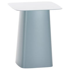 Vitra Small Metal Side Table for Outdoor in Ice Grey by Ronan & Erwan Bouroullec