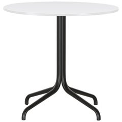 Vitra Belleville Round Table Outdoor in White by Ronan & Erwan Bouroullec