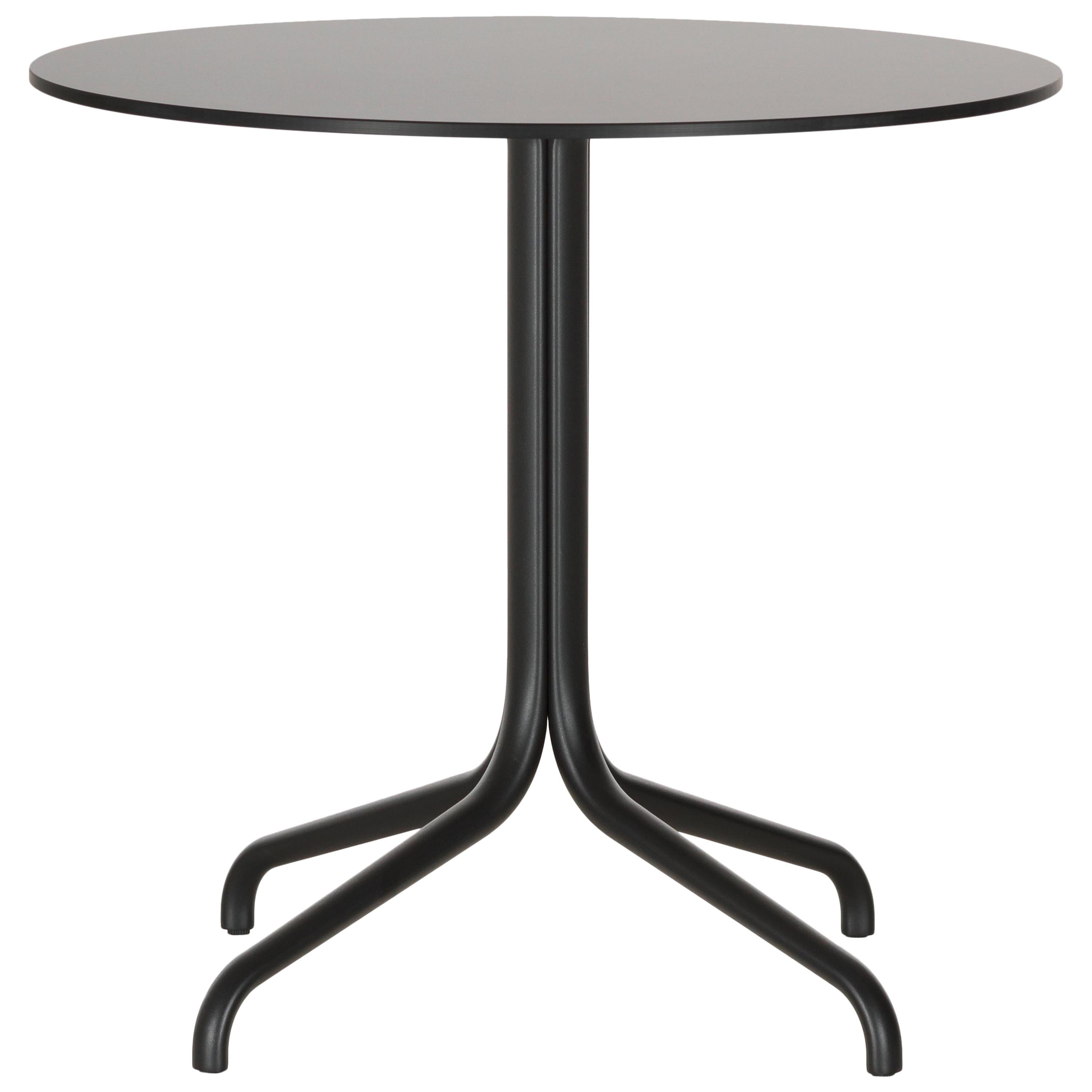 Vitra Belleville Round Table Outdoor in Black by Ronan & Erwan Bouroullec For Sale