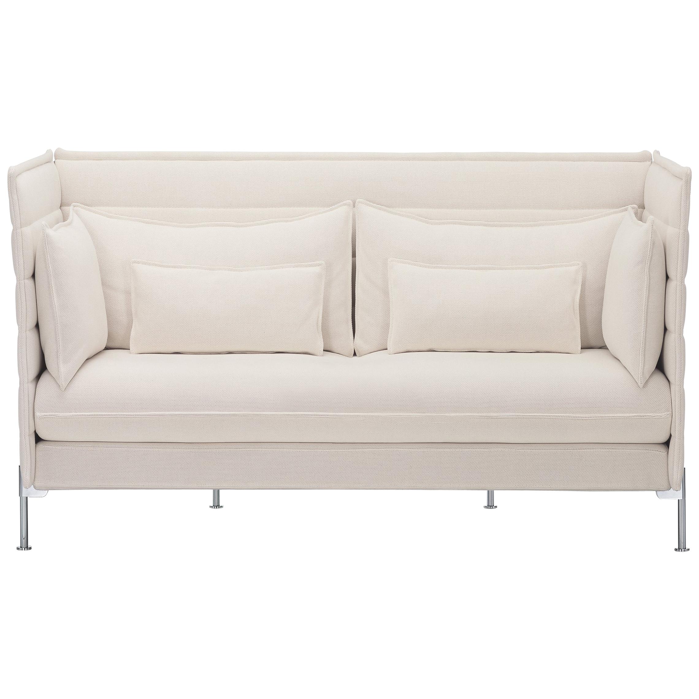 Vitra Alcove 2-Seater Sofa in Ivory Laser by Ronan & Erwan Bouroullec For Sale