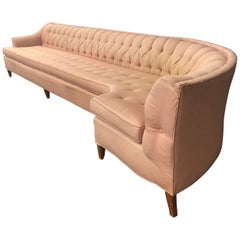 Stunning Tufted Sofa, Custom Built, 1960s
