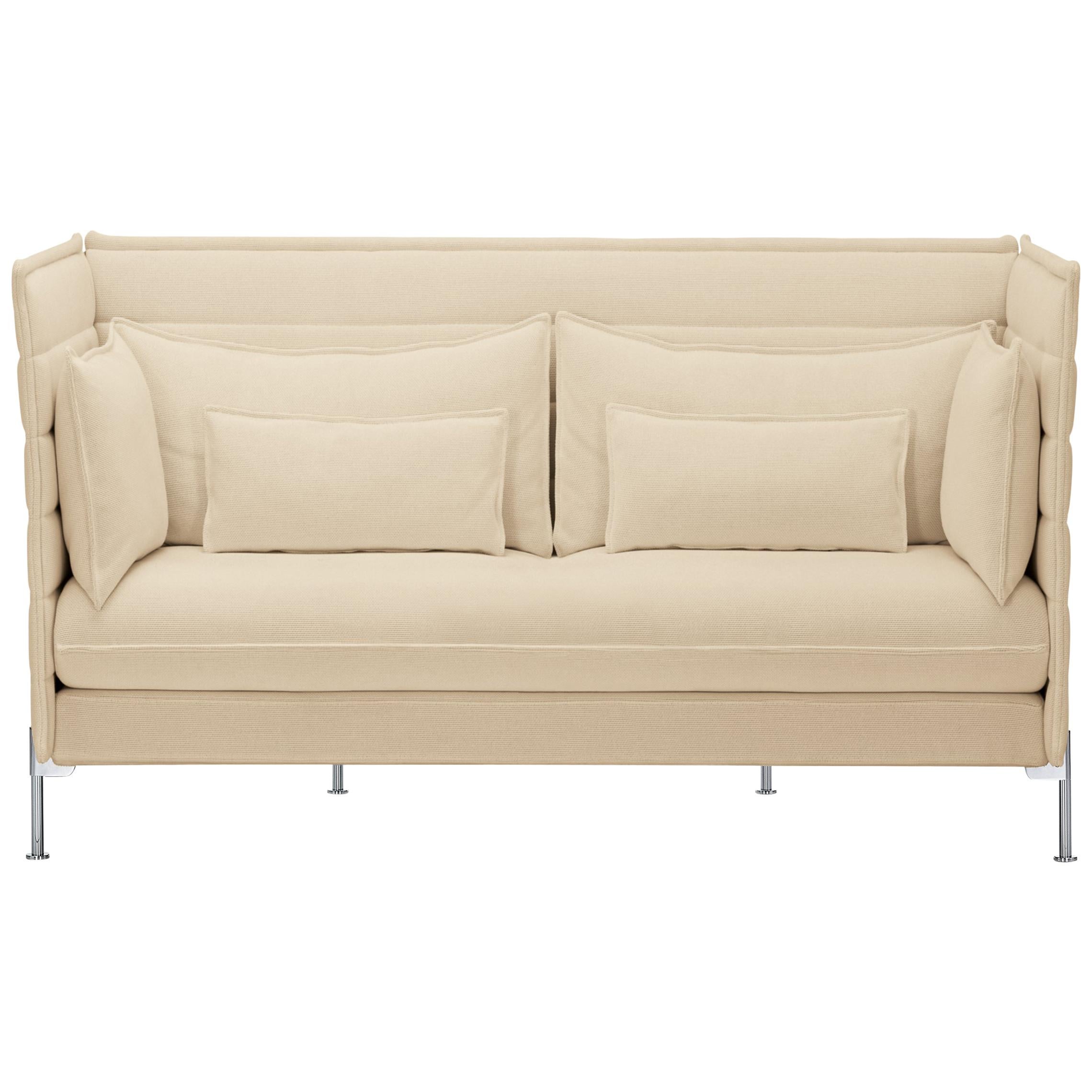 Vitra Alcove 2-Seater Sofa in Cream Credo by Ronan & Erwan Bouroullec For Sale