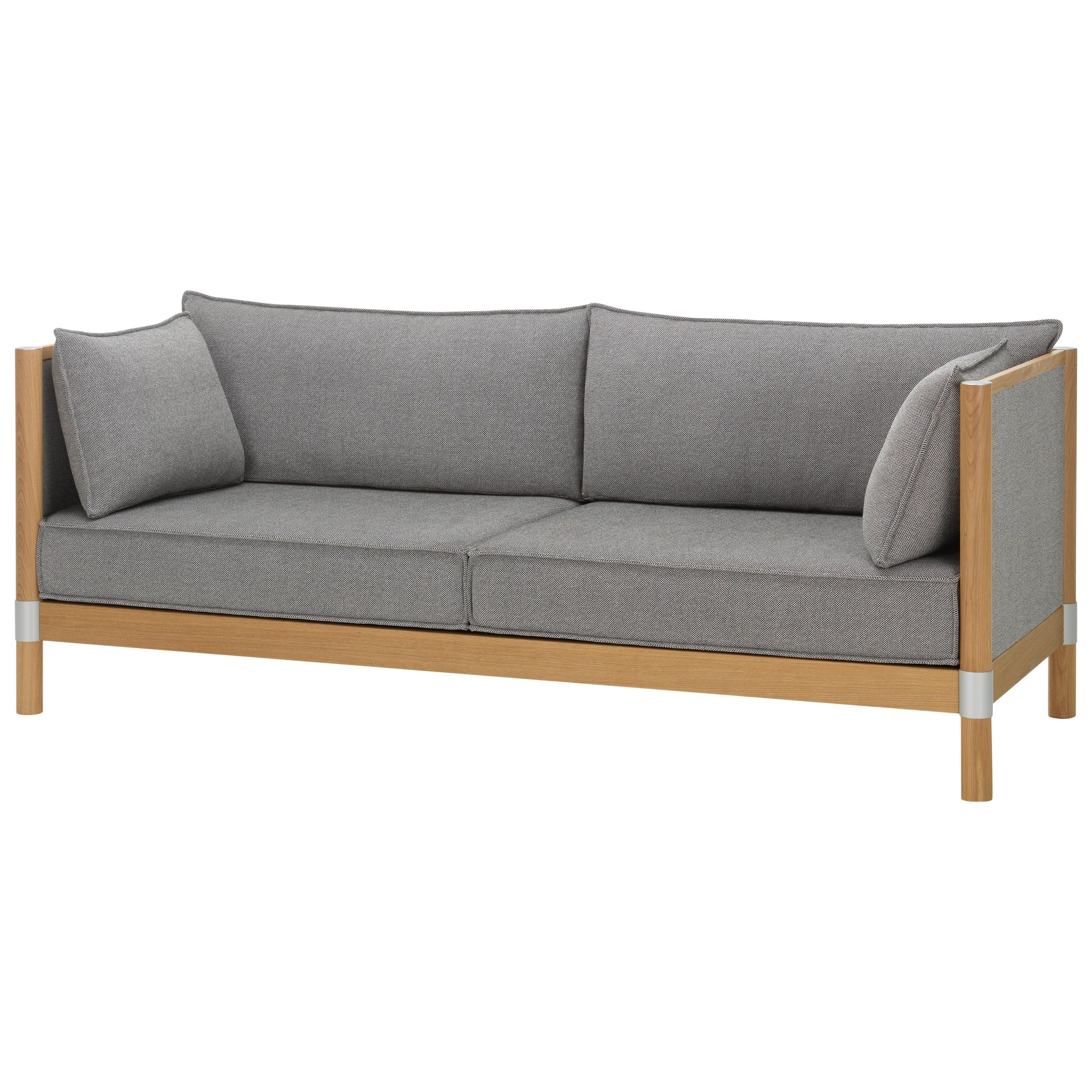 Vitra Cyl Fabric Sofa in Sierra Grey Plano by Ronan & Erwan Bouroullec For Sale
