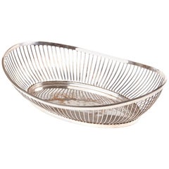 Antique Silver Plated Bread Basket