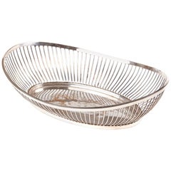 Antique Silver Plated Bread Basket