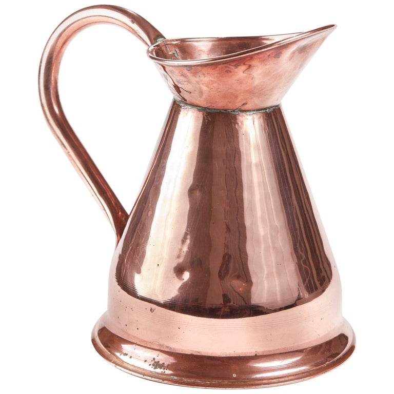 Quality Antique Copper Jug For Sale at 1stDibs
