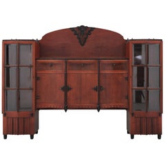 Amsterdam School Mahogany Sideboard by Atelier Speelman, 1925