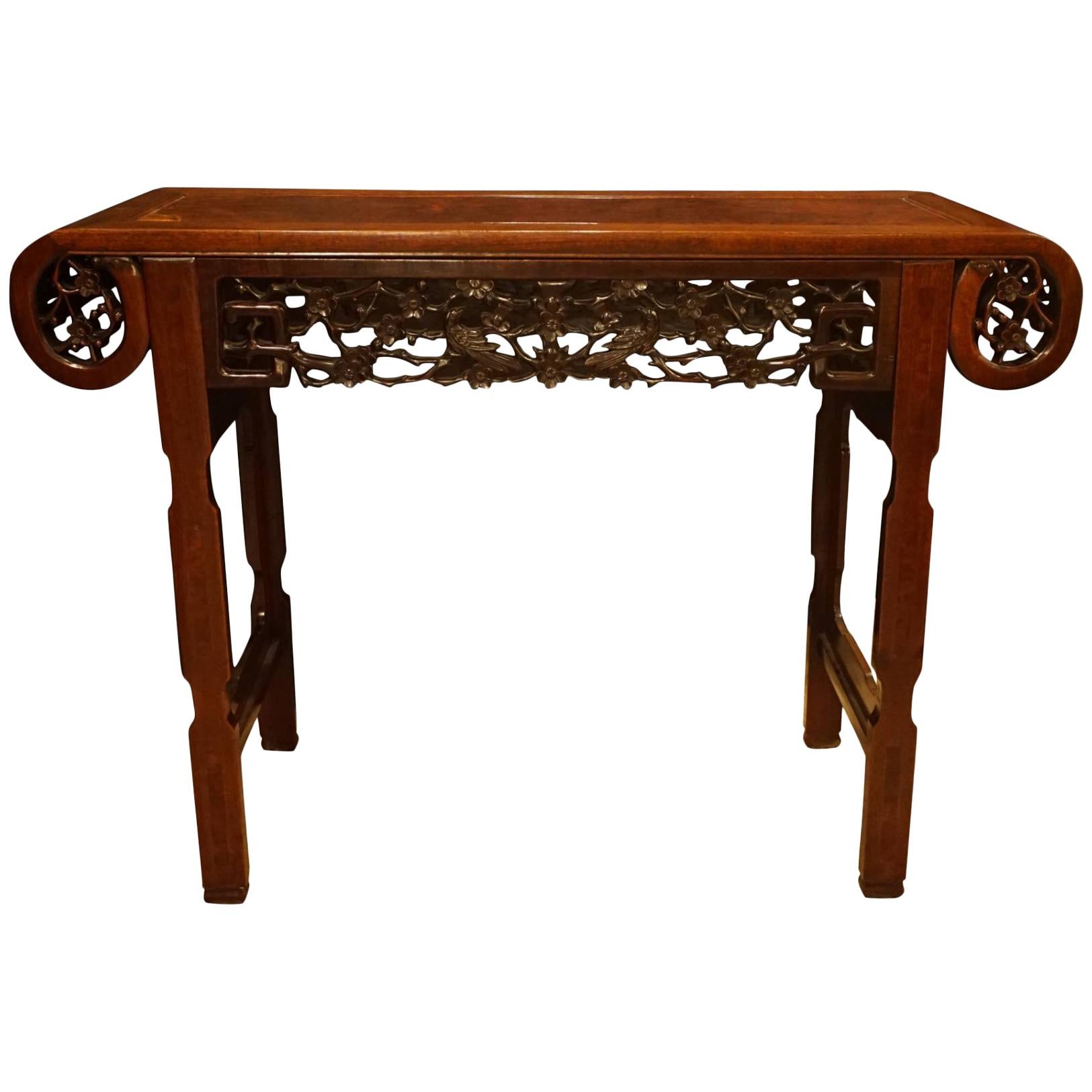 Chinese Hardwood Altar Table For Sale