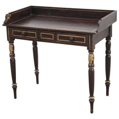 Regency Painted Faux Rosewood Washstand