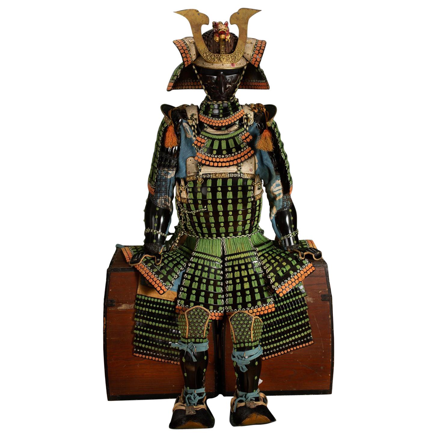 Japanese Samurai Armor with a Mogami Type Cuirass, 19th Century
