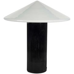 Retro Mushroom Table Lamp with Murano Glass Italy