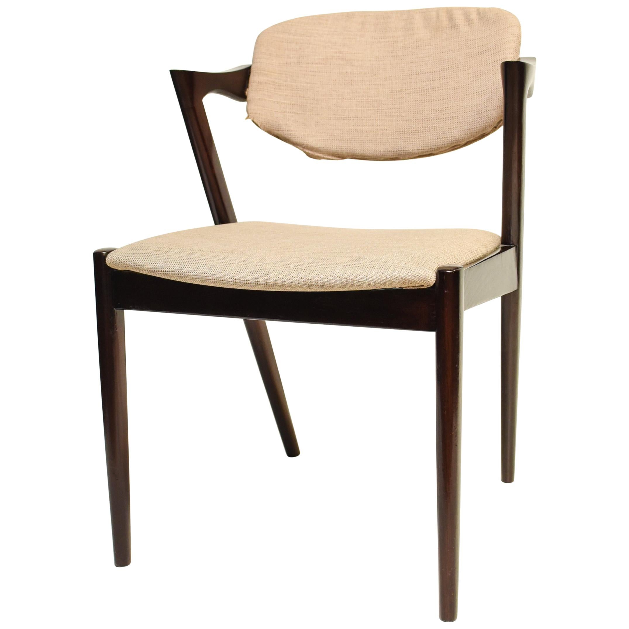  Mid Century Kai Kristiansen Swivel oakwood Chair, 1960s