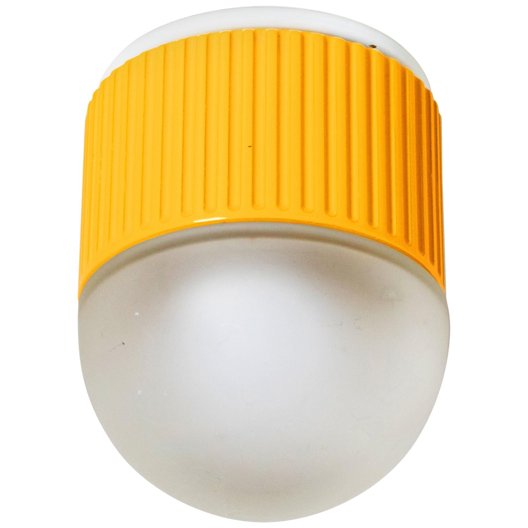 Lampada a incasso e scintillio Bulbo in giallo di Barbieri & Marianelli per Tronconi