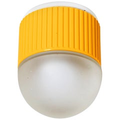 Bulbo Sconce and Flush Mount in Yellow by Barbieri & Marianelli for Tronconi