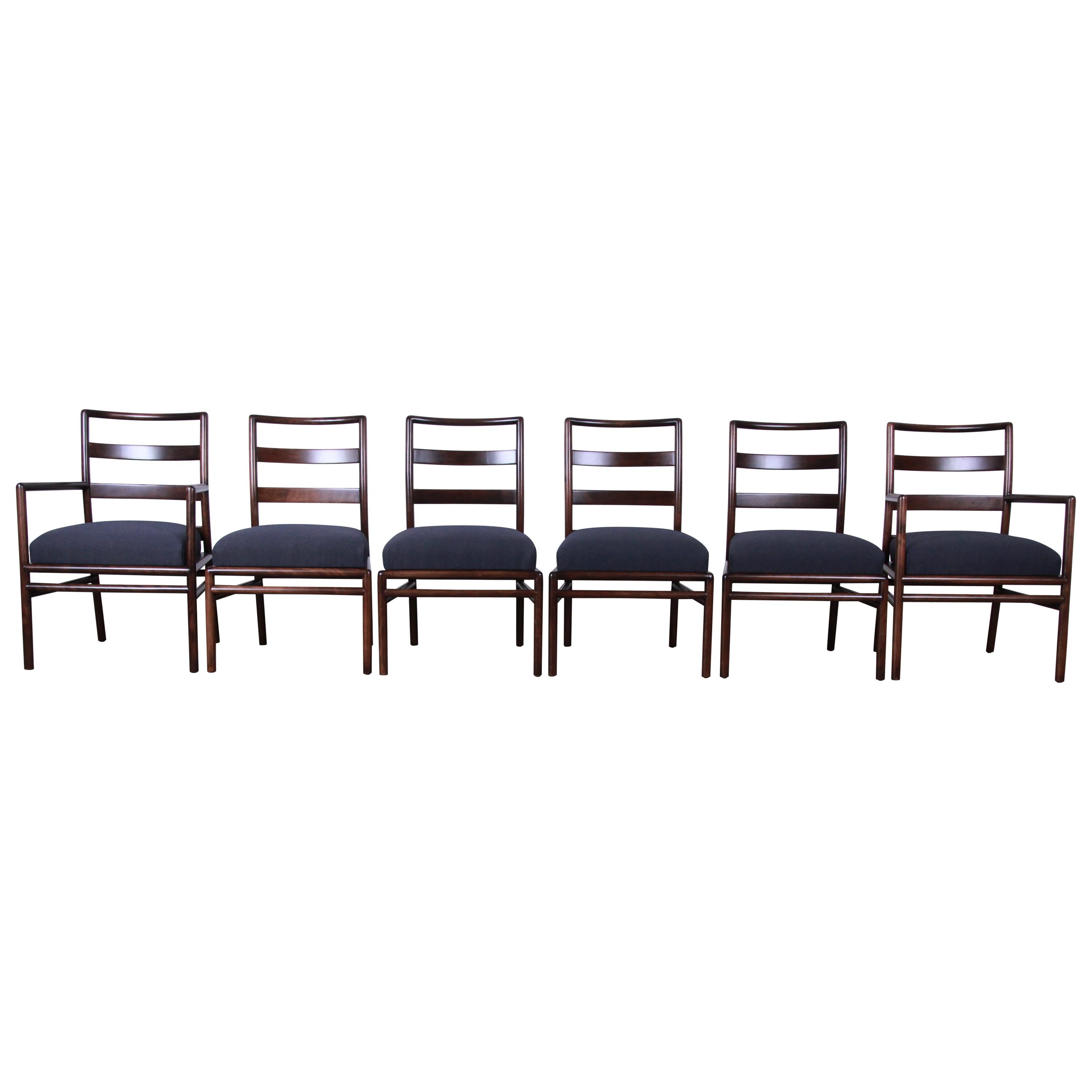 T.H. Robsjohn-Gibbings for Widdicomb Mid-Century Modern Dining Chairs, Set of 6