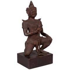 Bronze Guardian Figure, Thailand, circa 1850