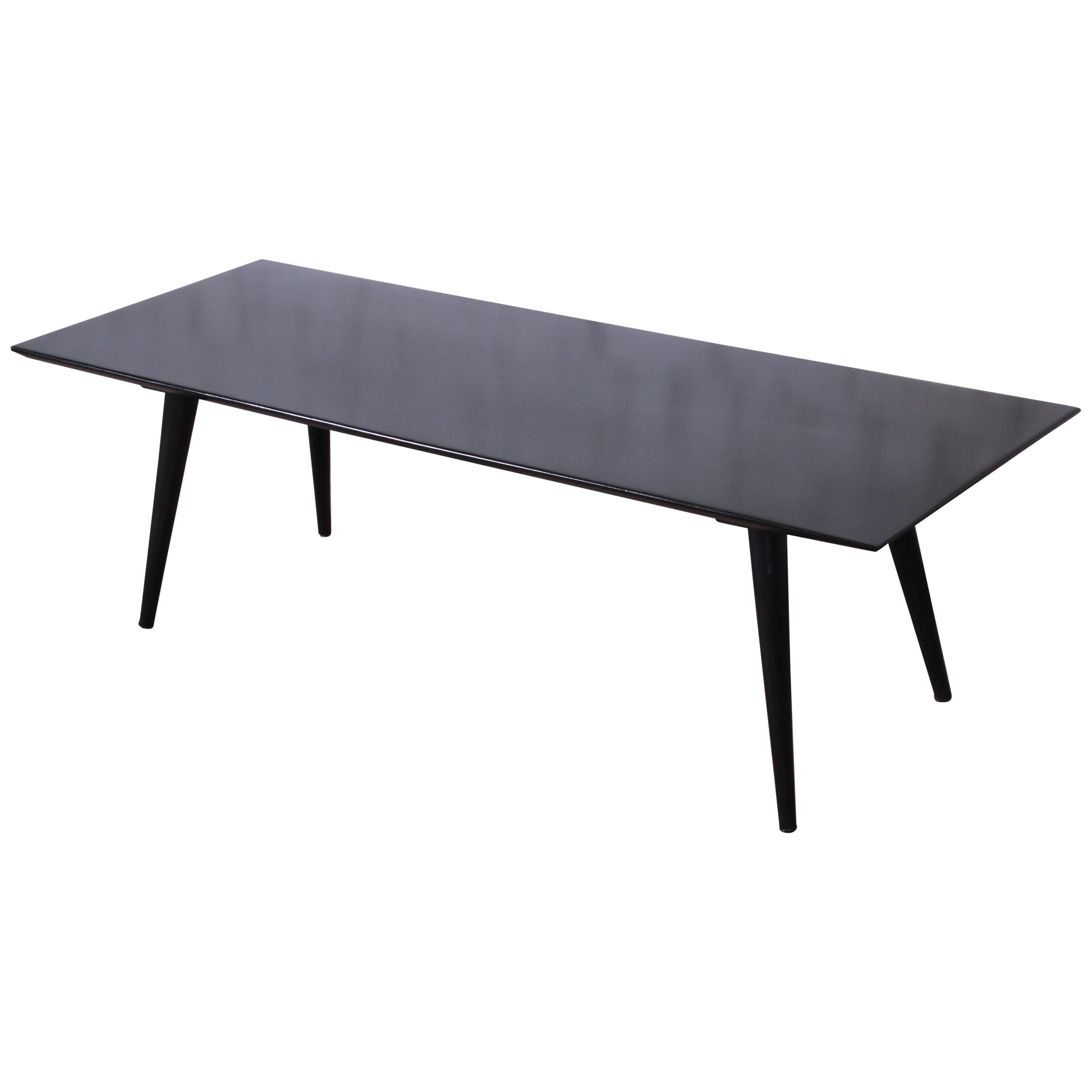 Paul McCobb Planner Group Ebonized Coffee Table, Newly Refinished