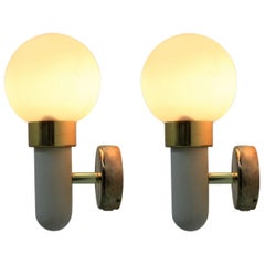 Pair of Wall Lights / Scones, 1970s