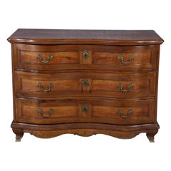 Baroque Chest of Drawers, 18th Century Walnut