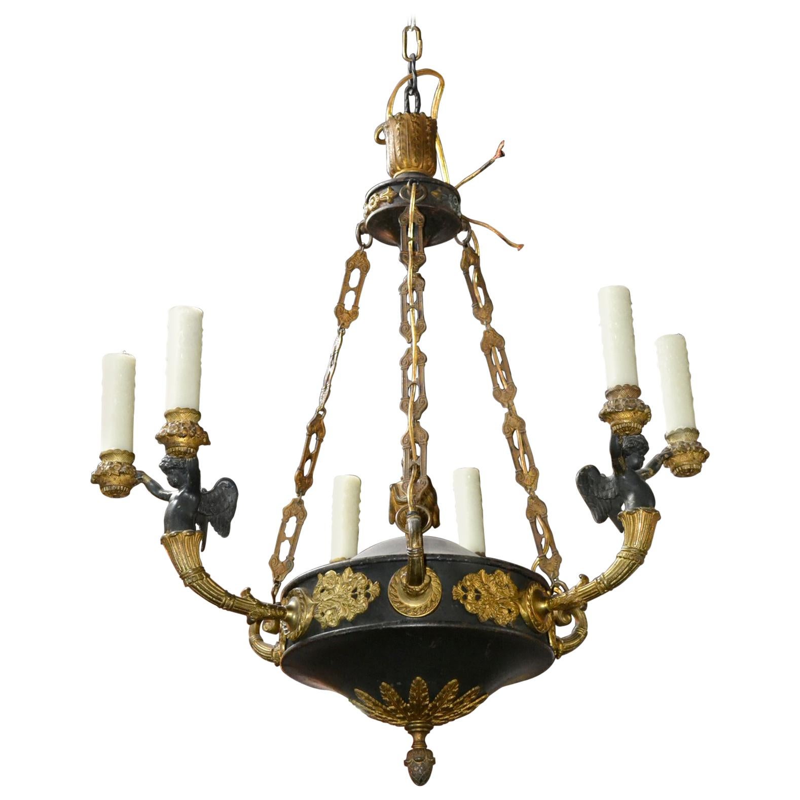 19th Century French Empire Chandelier