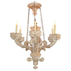 Antique 19th Century French Carved Chandelier