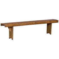Rustic Antique Country Pine Bench