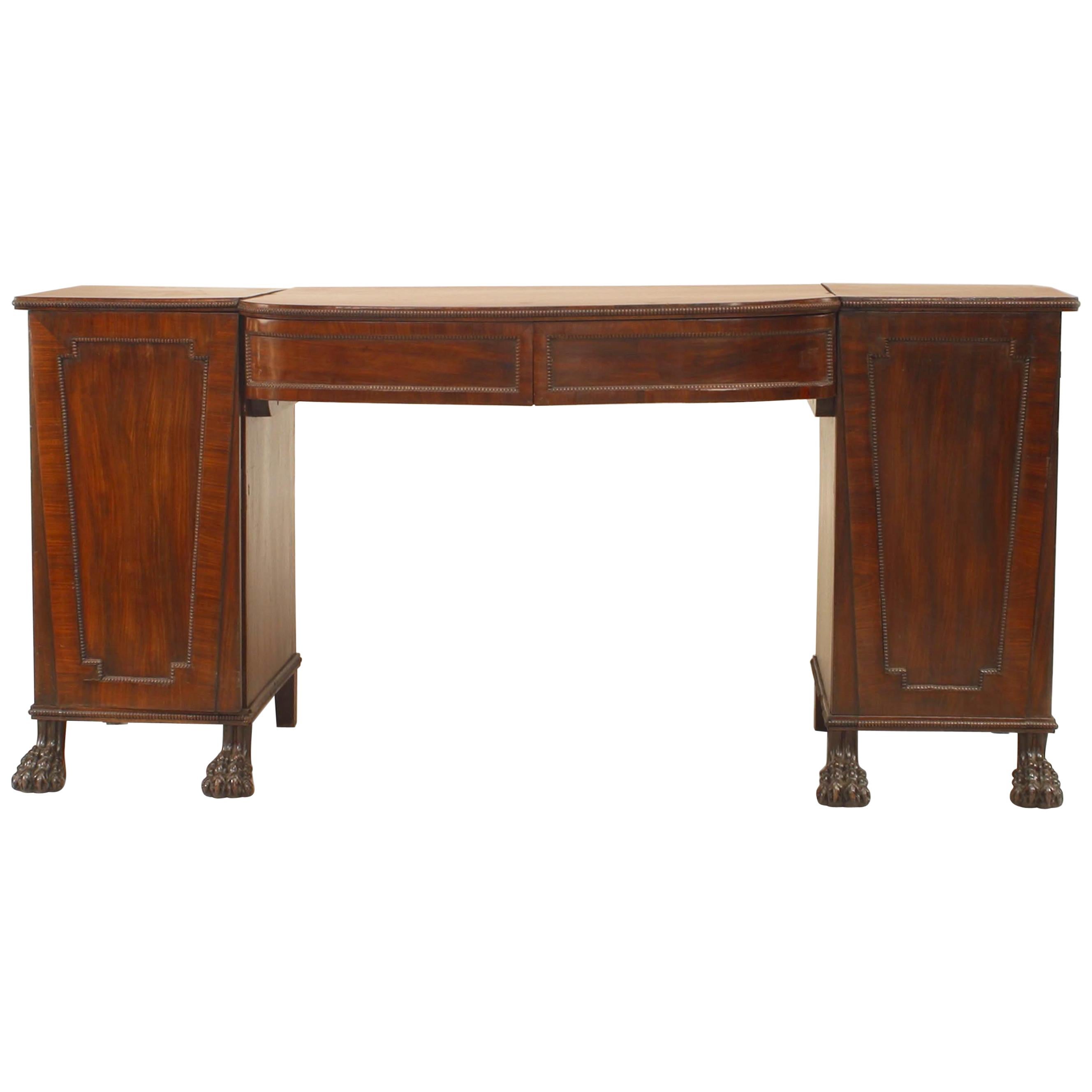 English Georgian Mahogany Sideboard For Sale