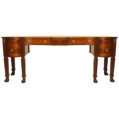 Antique English Regency Mahogany Sideboard