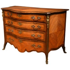 18th Century Dutch Serpentine Commode of Four Drawers