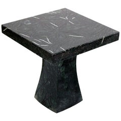 Palms Table in Green Marble Handcrafted in India by Stephanie Odegard