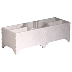 Jardin Planter in White Marble by Paul Mathieu for Stephanie Odegard