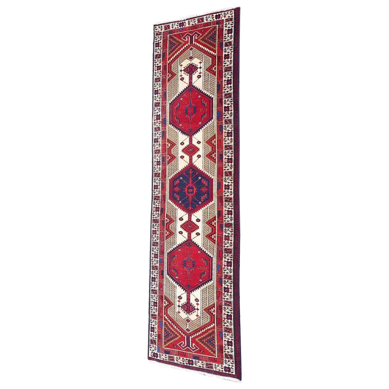 Second Half of the 20th Century Kurdistan Wool Walker Rug