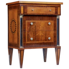 Late 19th Century Inlaid Walnut Small Commode